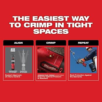 【OT】EMD PD-1 Milwaukee 2678-22O M18 Force Logic 6T Utility Crimping Kit